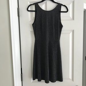 H & M silver and black dress